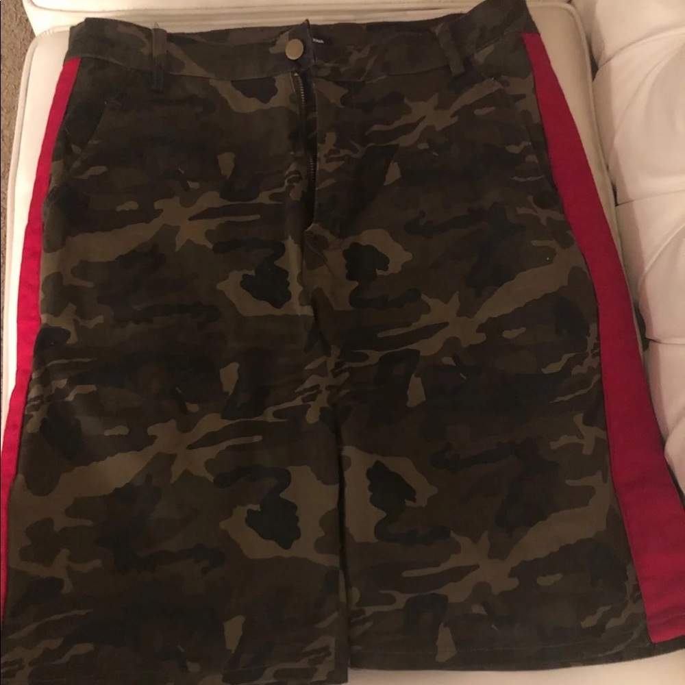 Camouflage shorts
